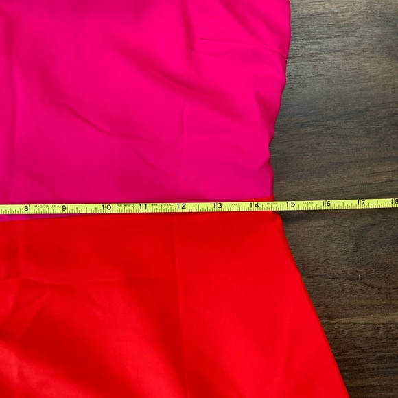 Sugar Lips Pink Red Asymmetrical Dress size M - Picture 3 of 10